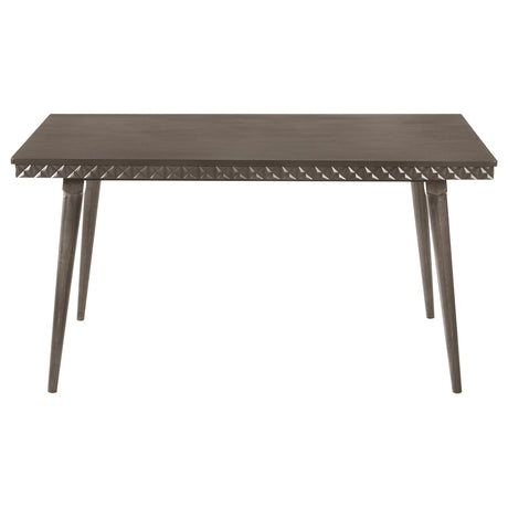 Onslow 59-Inch Rectangular Dining Table Dark Brown