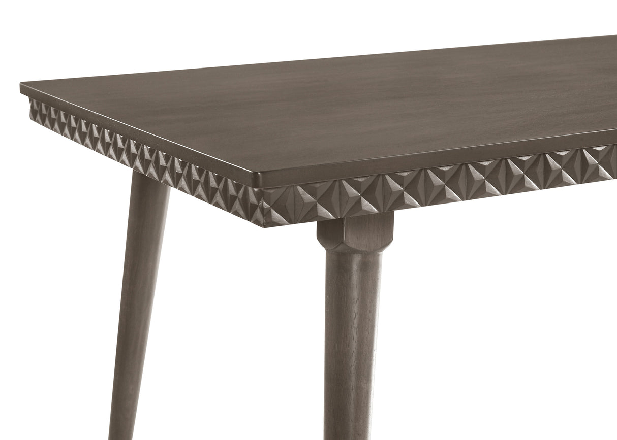 Onslow 59-Inch Rectangular Dining Table Dark Brown