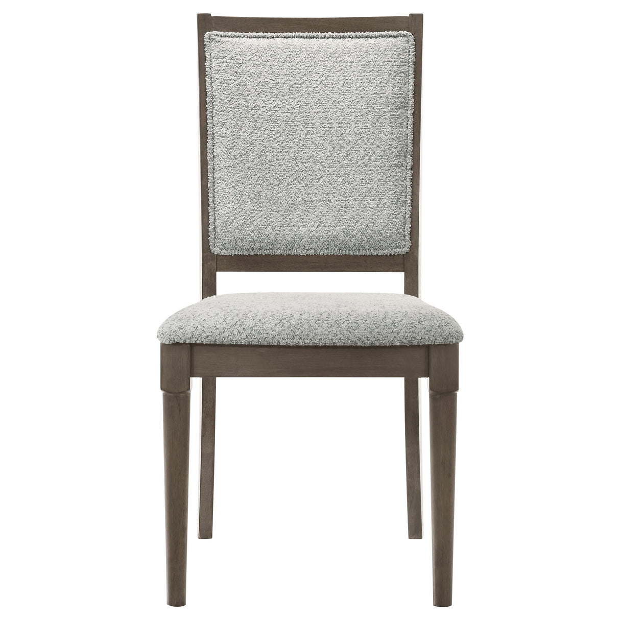 Onslow Upholstered Dining Side Chair Dark Brown Set of 2