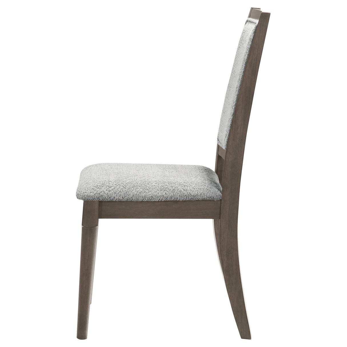 Onslow Upholstered Dining Side Chair Dark Brown Set of 2