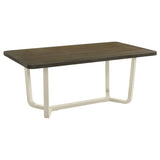 Biloxi 5-Piece 71-Inch Rectangular Dining Set in Greyish Brown