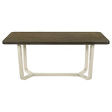 Biloxi 5-Piece 71-Inch Rectangular Dining Set in Greyish Brown