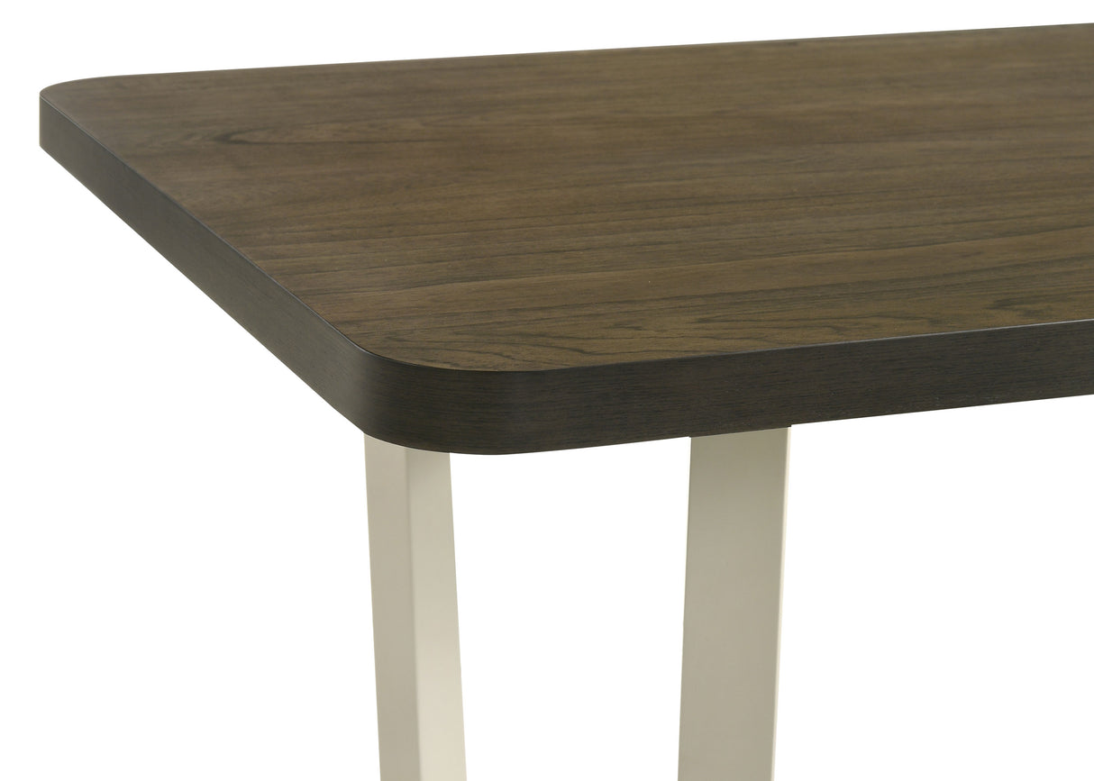 Biloxi 5-Piece 71-Inch Rectangular Dining Set in Greyish Brown
