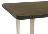 Biloxi 5-Piece 71-Inch Rectangular Dining Set in Greyish Brown