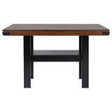 Patterson 5-Piece Counter Height Dining Set Mango Oak
