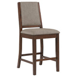 Patterson 5-Piece Counter Height Dining Set Mango Oak