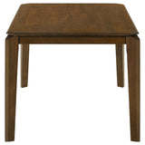Almonte 59-Inch Rectangular Dining Table Dark Brown