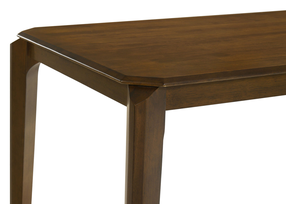 Almonte 59-Inch Rectangular Dining Table Dark Brown