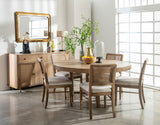 Arini 60-Inch Round Wood Dining Table, Sand Wash