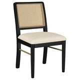 Arini 5-Piece Extension Dining Set Sand Wash and Black