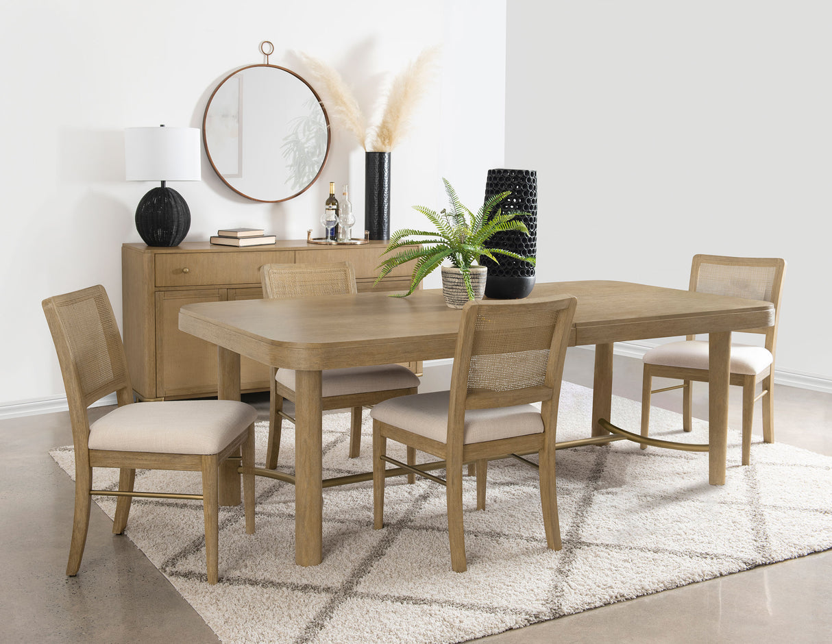 Arini 5-Piece Extension Dining Set, Sand Wash