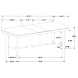 Arini 7-Piece Extension Dining Set - Sand Wash