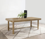 Arini 104-Inch Extension Dining Table, Sand Wash