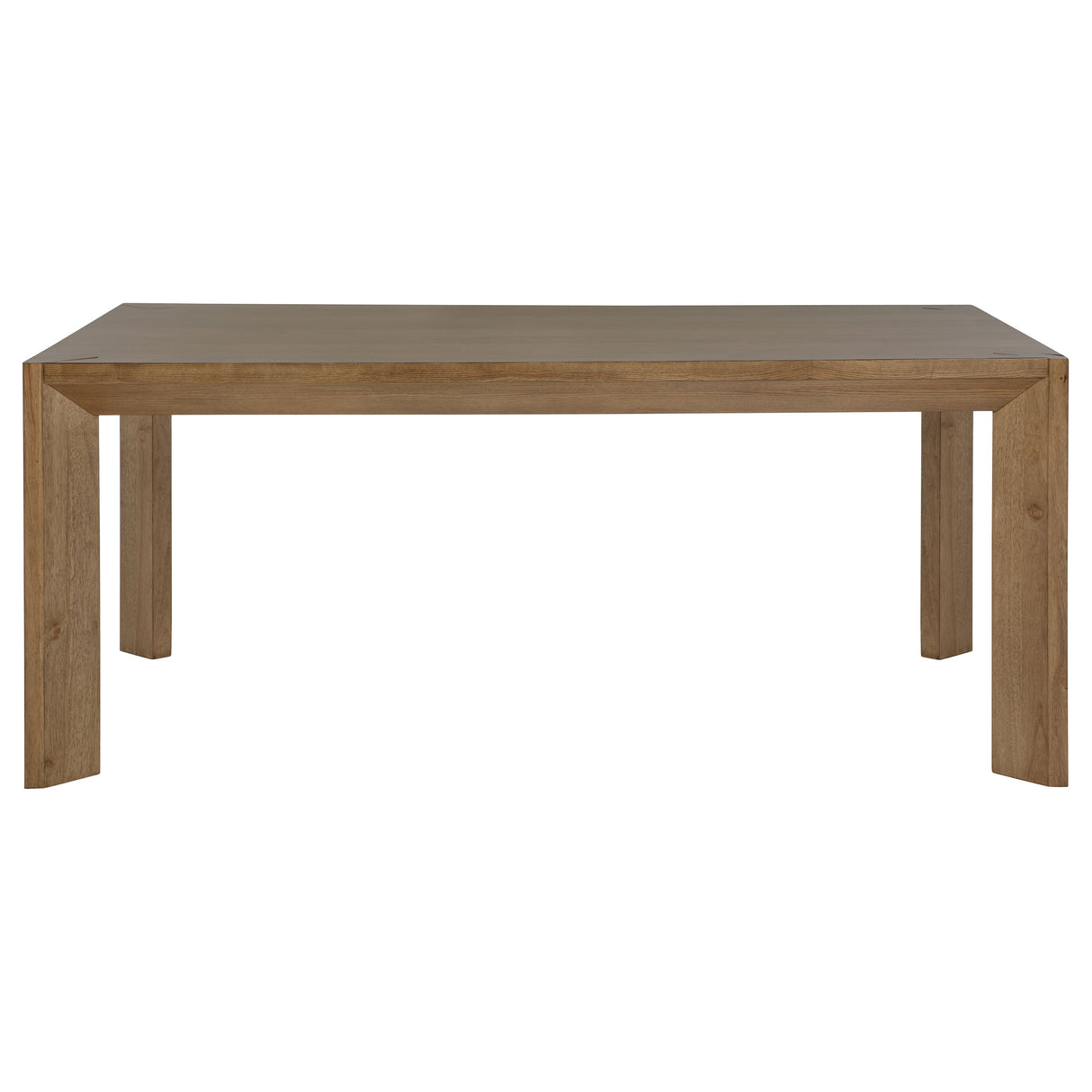 Bruner 5-Piece 72-Inch Dining Set in Natural Brown