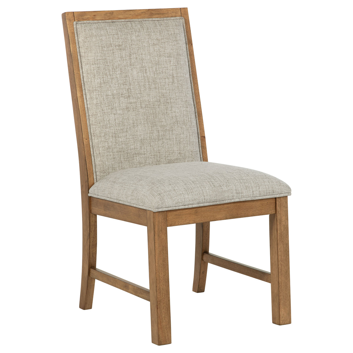 Bruner 5-Piece 72-Inch Dining Set in Natural Brown