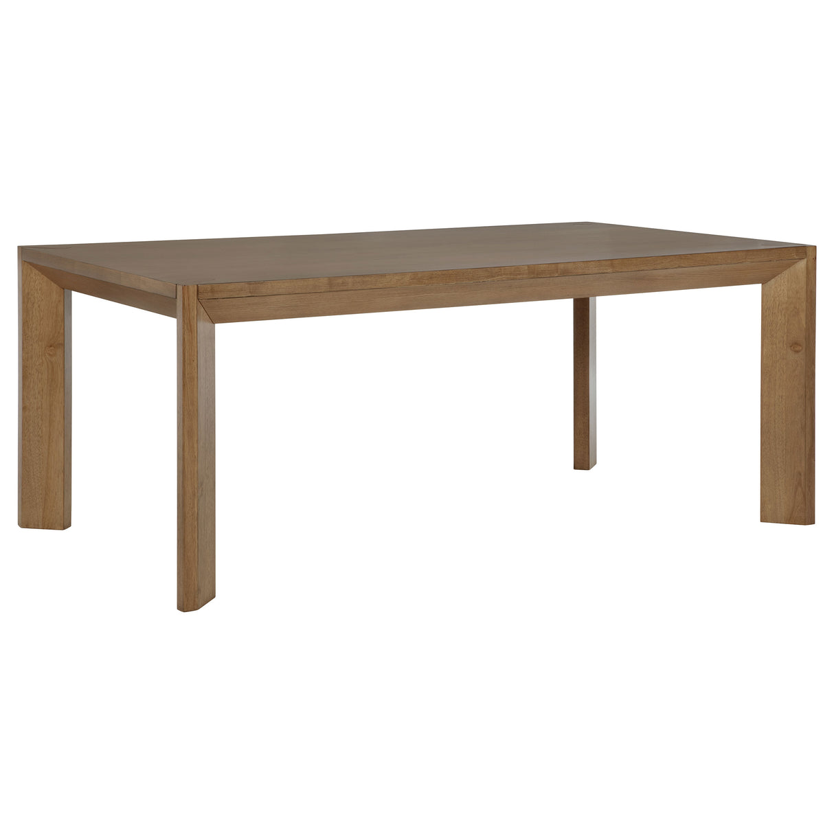Bruner 72-Inch Rectangular Wood Dining Table - Natural Brown