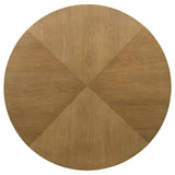 Danvers 5-Piece Dining Table Set, Brown Oak and Latte
