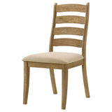Danvers Wood Dining Side Chair Brown Oak, Set of 2