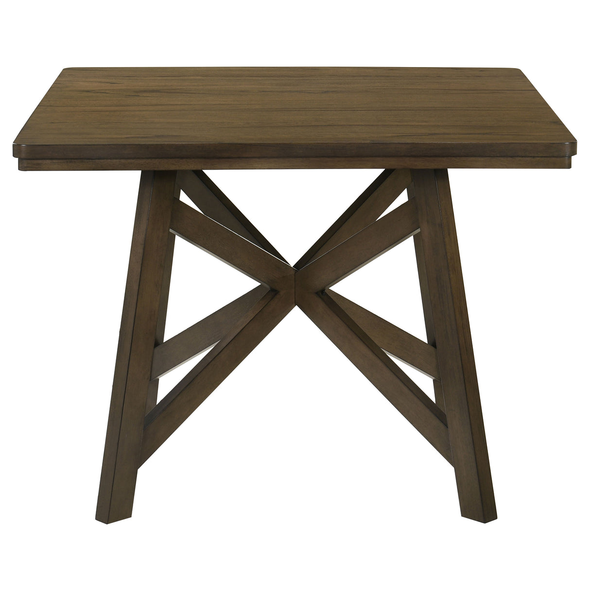 Canfield 5-Piece Counter Height Dining Set in Brown