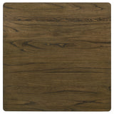Canfield 47-Inch Square Counter Height Dining Table Brown