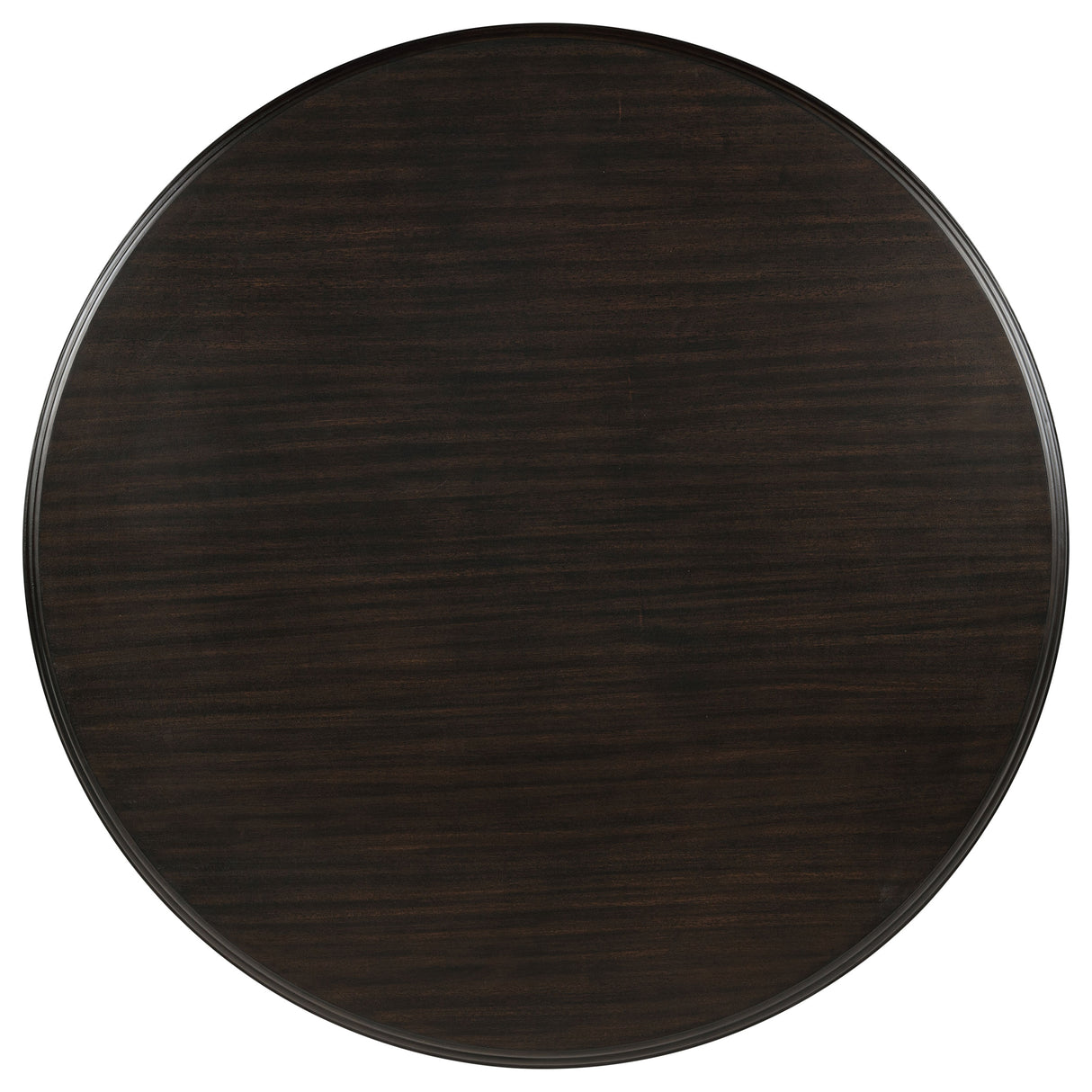 Twyla 5-Piece Round Wood Dining Set, Dark Cocoa