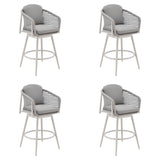 Rhodes - Outdoor Patio Swivel Counter Stool Set