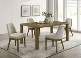 Castlewood 5-Piece 71-Inch Dining Set in Brown Oak