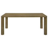Castlewood 5-Piece 71-Inch Dining Set in Brown Oak