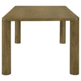 Castlewood 5-Piece 71-Inch Dining Set in Brown Oak