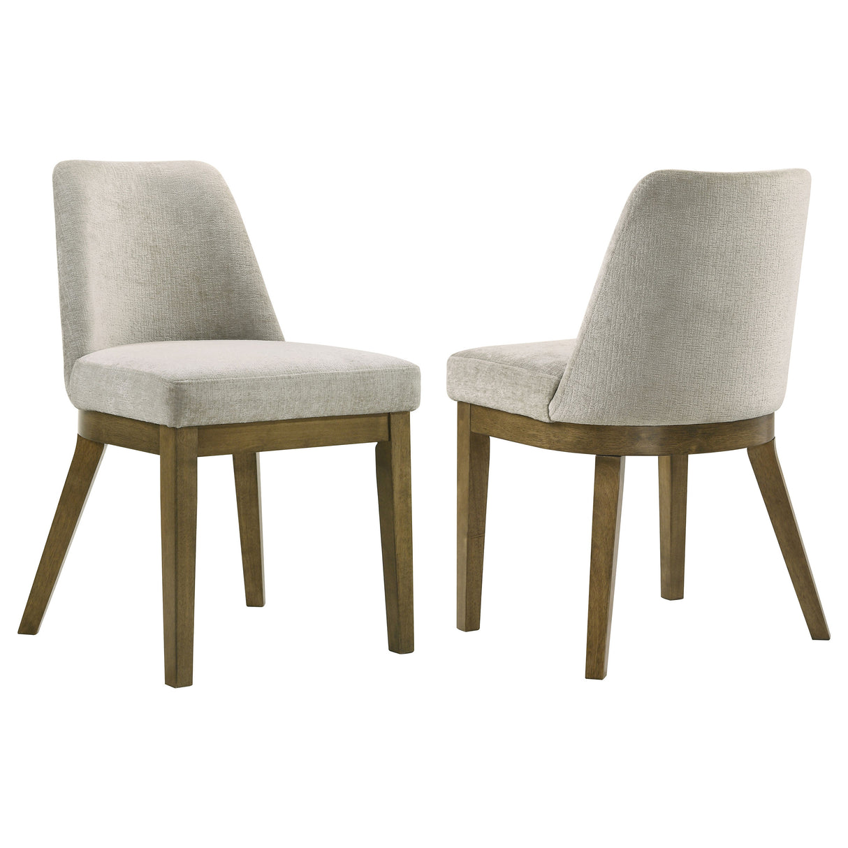 Castlewood Upholstered Side Chair Light Tan, Set of 2