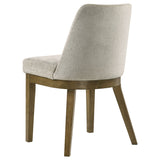 Castlewood Upholstered Side Chair Light Tan, Set of 2