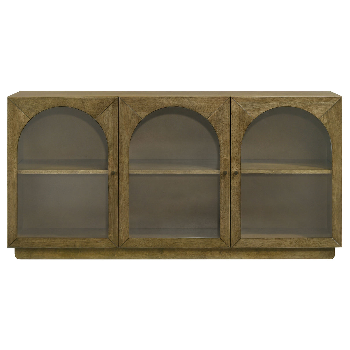 Castlewood 71-Inch Dining Sideboard Buffet in Brown Oak