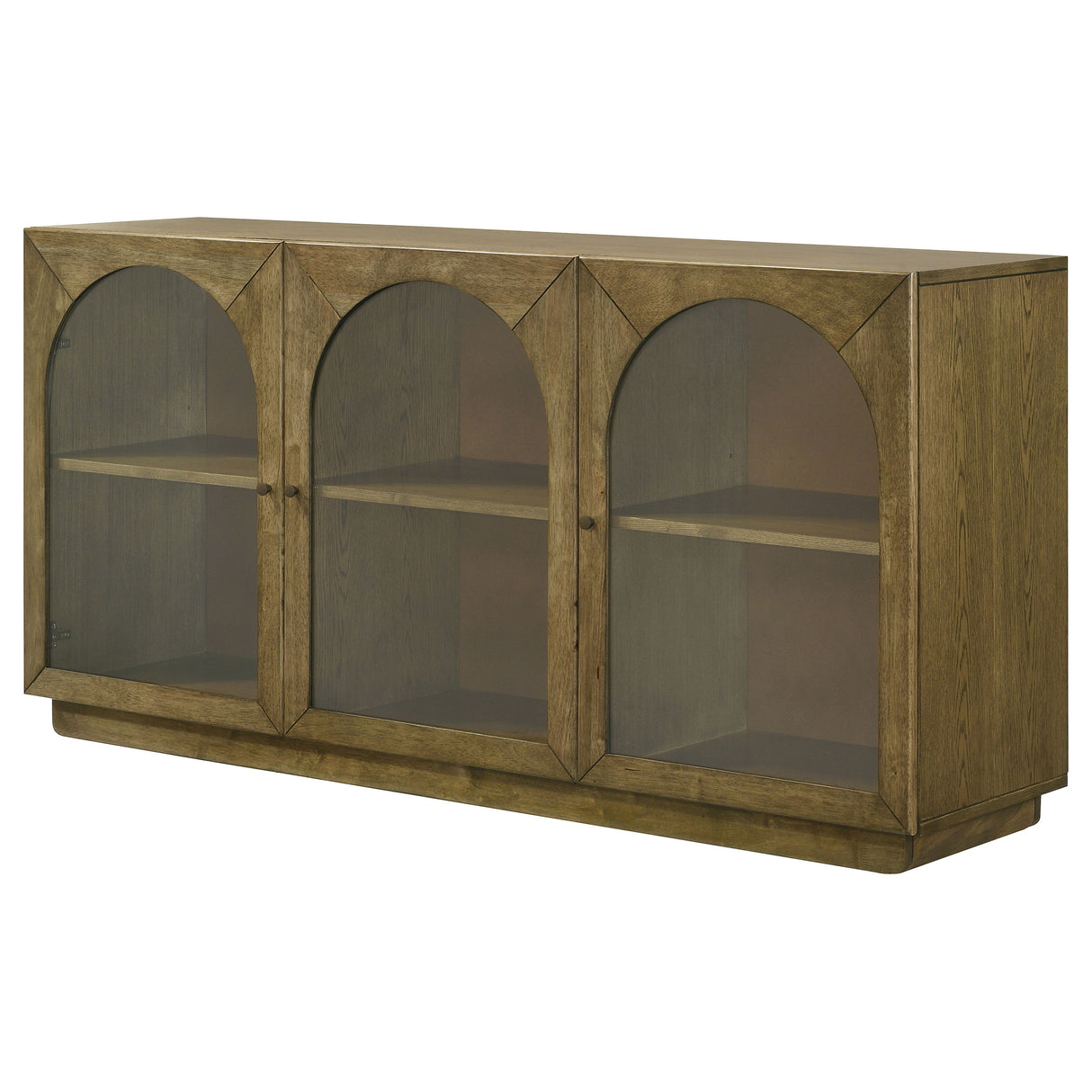 Castlewood 71-Inch Dining Sideboard Buffet in Brown Oak