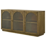 Castlewood 71-Inch Dining Sideboard Buffet in Brown Oak