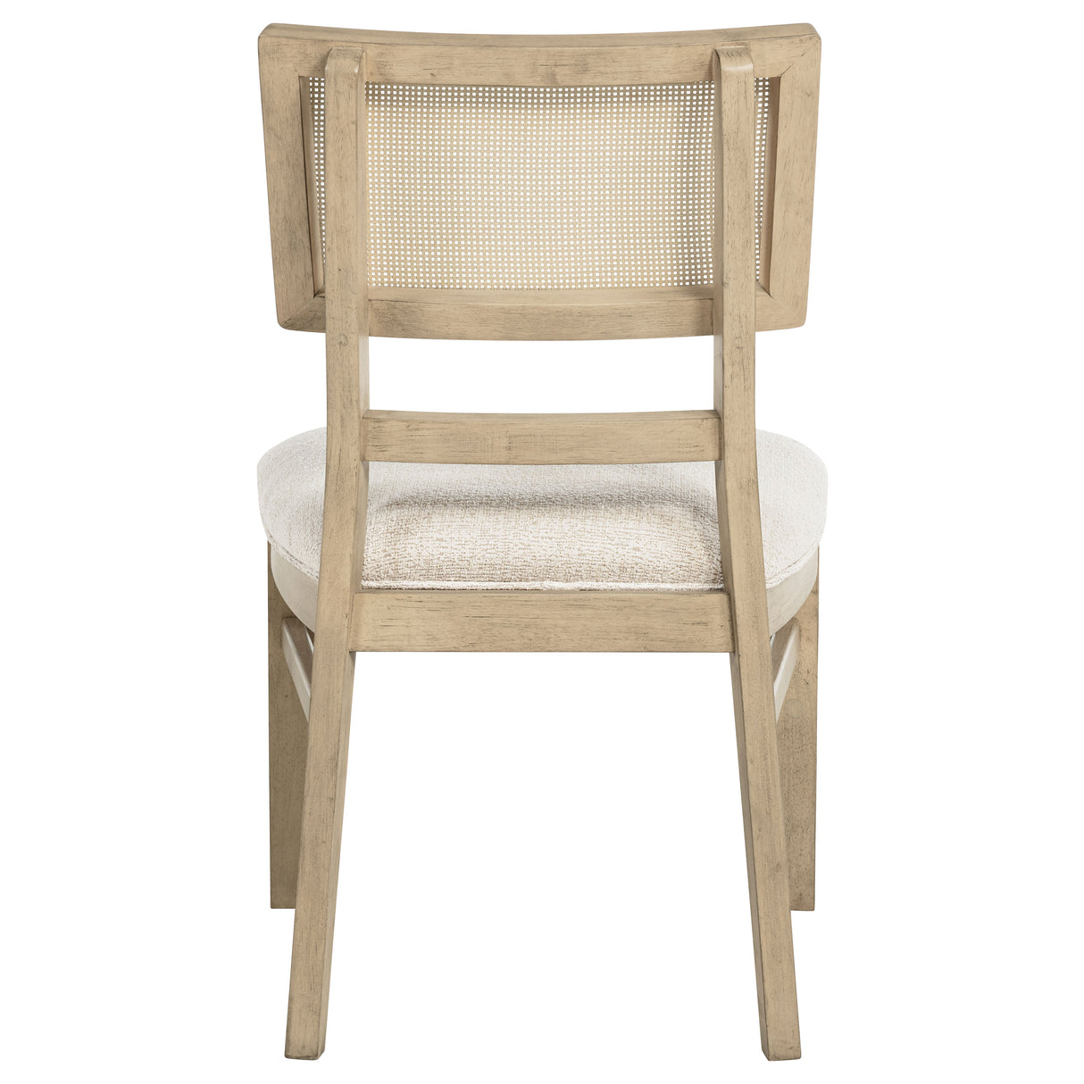 Kailani Rattan Cane Dining Side Chair, Beige Oak (Set of 2)
