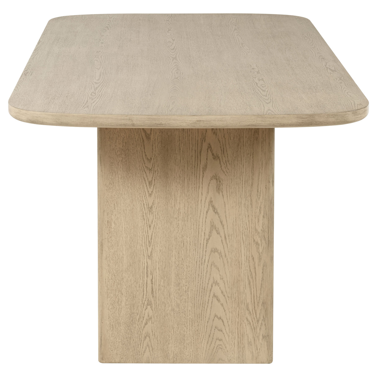 Kailani Cane Counter Height Storage Dining Table - Beige Oak