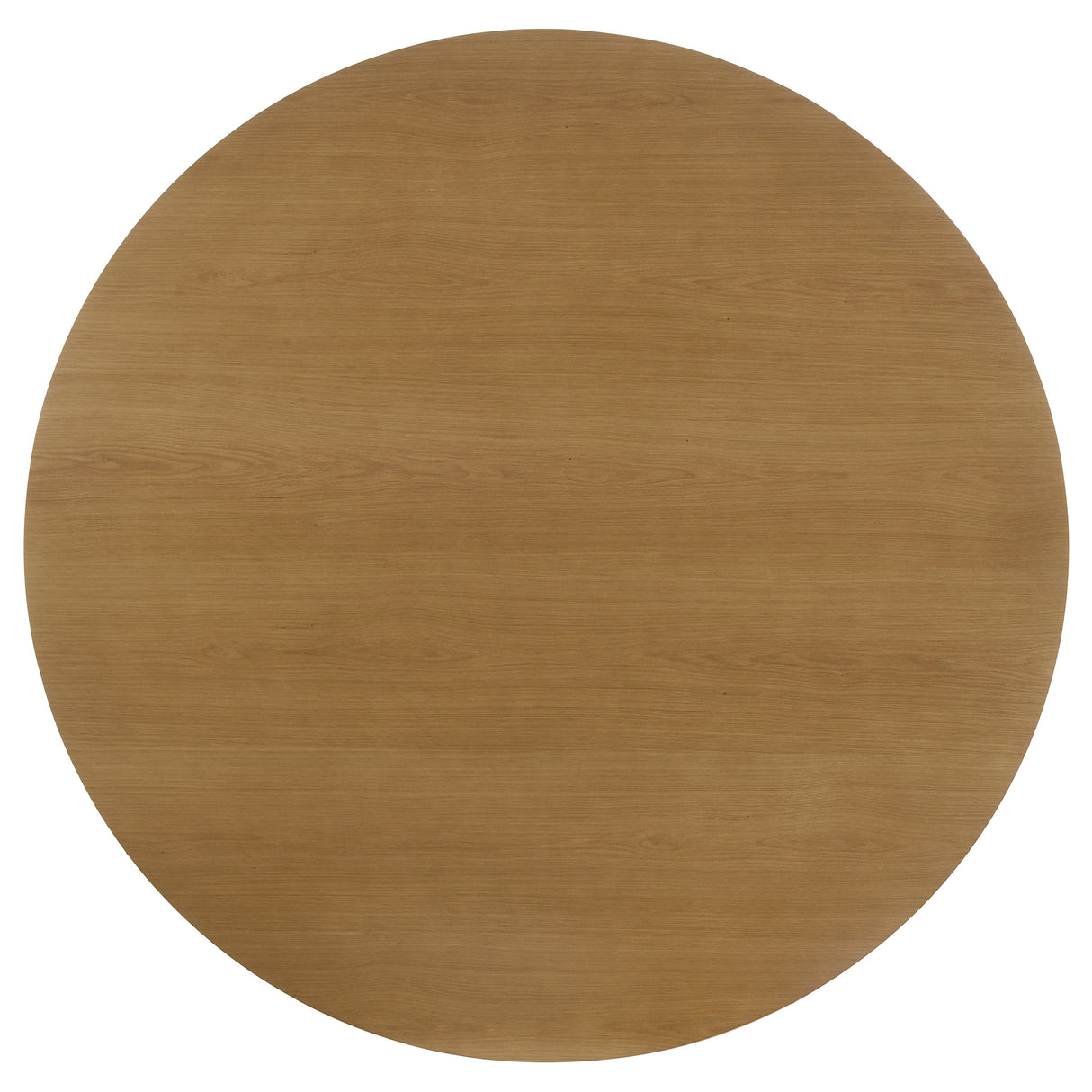 Hartville 60-Inch Round Dining Table Natural Light Brown