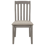 Nogales Wood Dining Side Chair Coastal Grey (Set of 2)