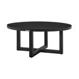 Felicia - And Argiope 3 Piece Patio Outdoor Swivel Seating Set - Black Aluminum With Gray Rope And Cushions