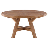 Ella - Round Dining Table - Light Brown