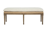 Milton - Bench - Beige / Light Brown