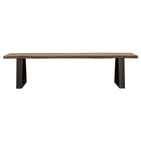 Ditman Live Edge Wood Dining Bench Grey Sheesham