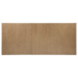 Brockway 104-Inch Extension Leaf Dining Table, Barley Brown