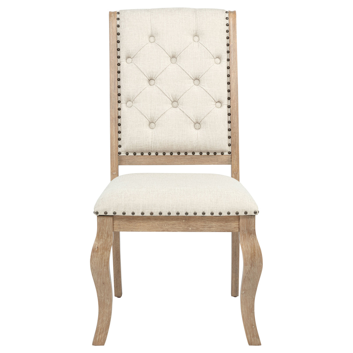 Brockway Upholstered Dining Chair, Barley Brown (Set of 2)