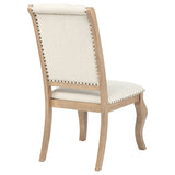 Brockway Upholstered Dining Chair, Barley Brown (Set of 2)