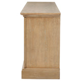 Brockway 4-Door Dining Sideboard Buffet Cabinet, Barley Brown
