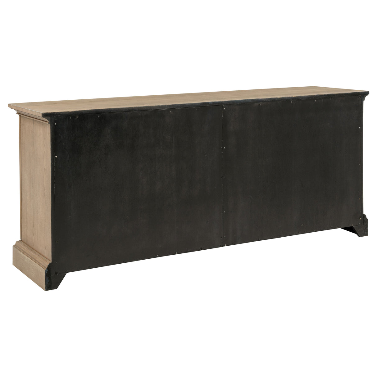 Brockway 4-Door Dining Sideboard Buffet Cabinet, Barley Brown