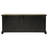 Brockway 4-Door Dining Sideboard Buffet Cabinet, Barley Brown