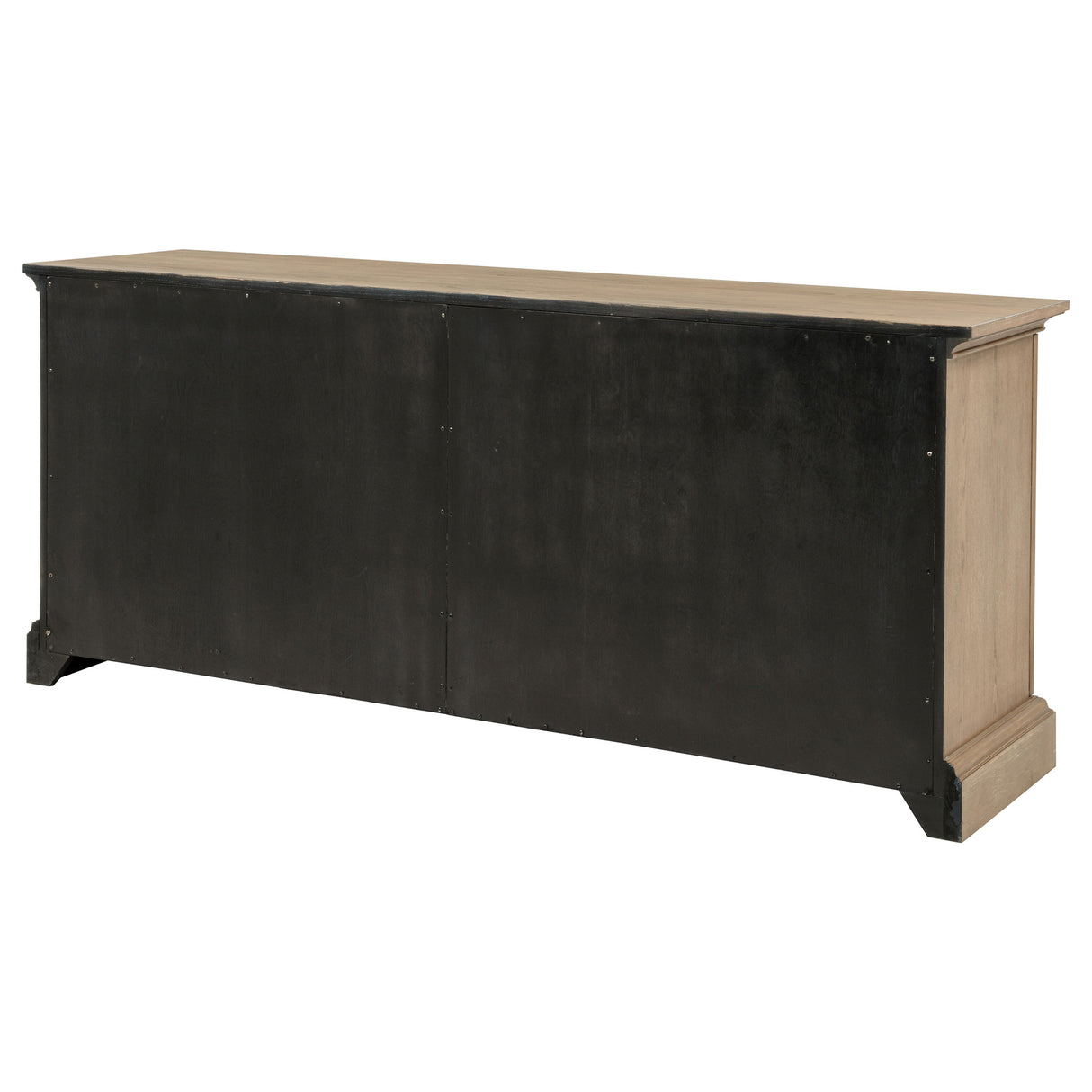 Brockway 4-Door Dining Sideboard Buffet Cabinet, Barley Brown