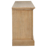 Brockway 4-Door Dining Sideboard Buffet Cabinet, Barley Brown